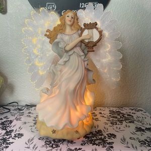 Fiber Optic Angel w/Lyre